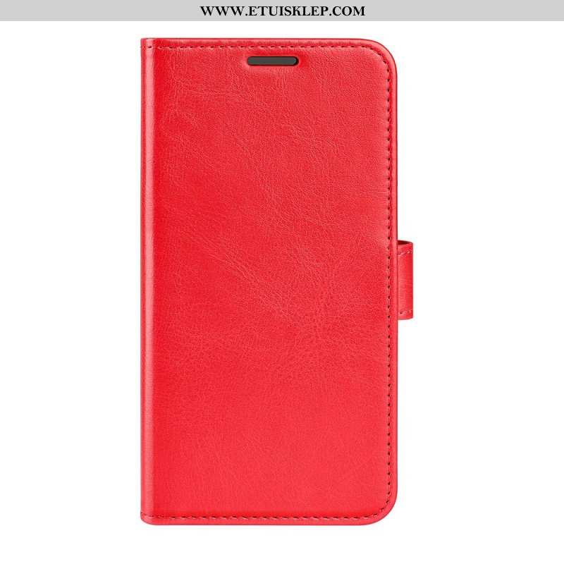 Etui Folio do Realme C35 Miękki Silikon W Stylu Retro